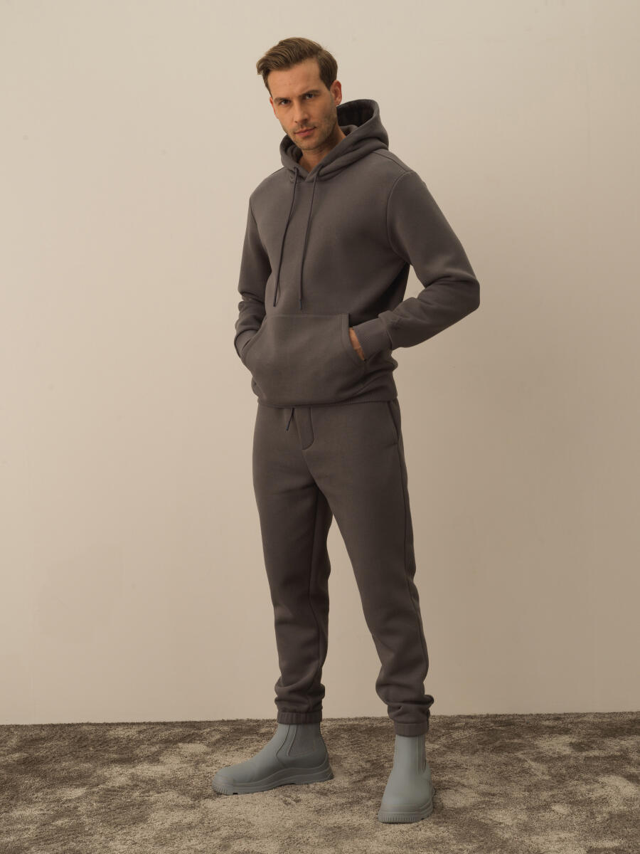 Hooded Regular Fit Basic Sweatshirt - 2