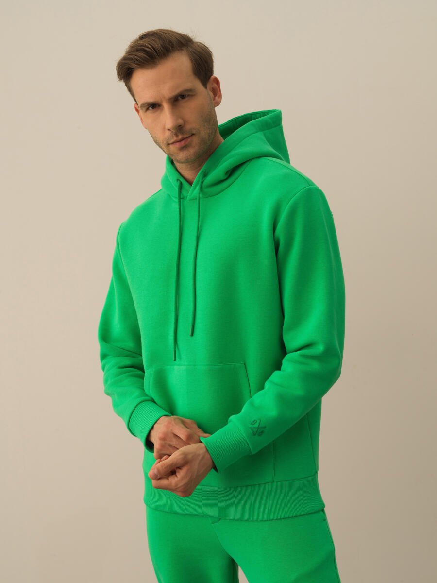 Hooded Regular Fit Basic Sweatshirt - 3