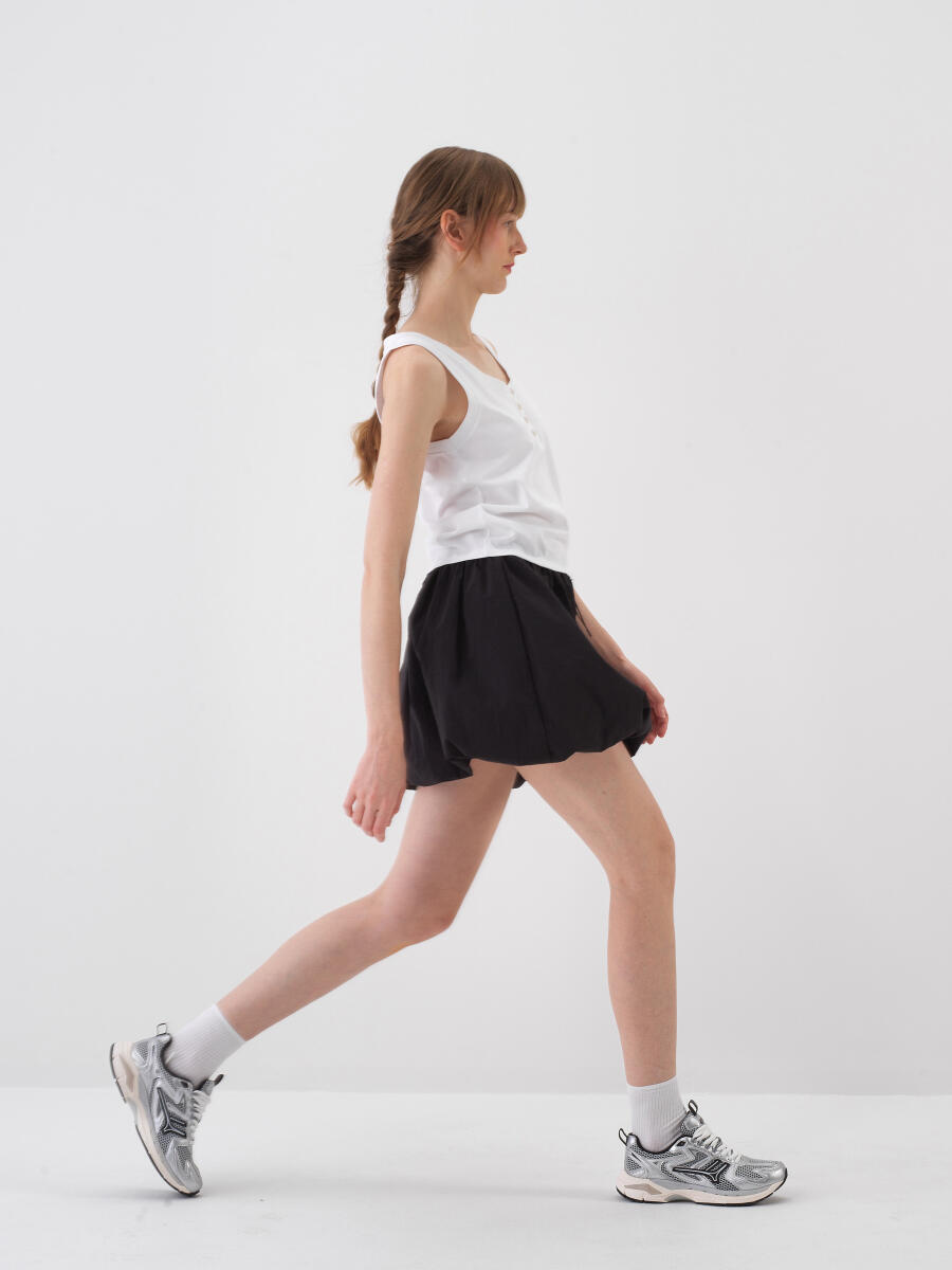 Beyaz Regular Fit Pamuklu Atlet - 3