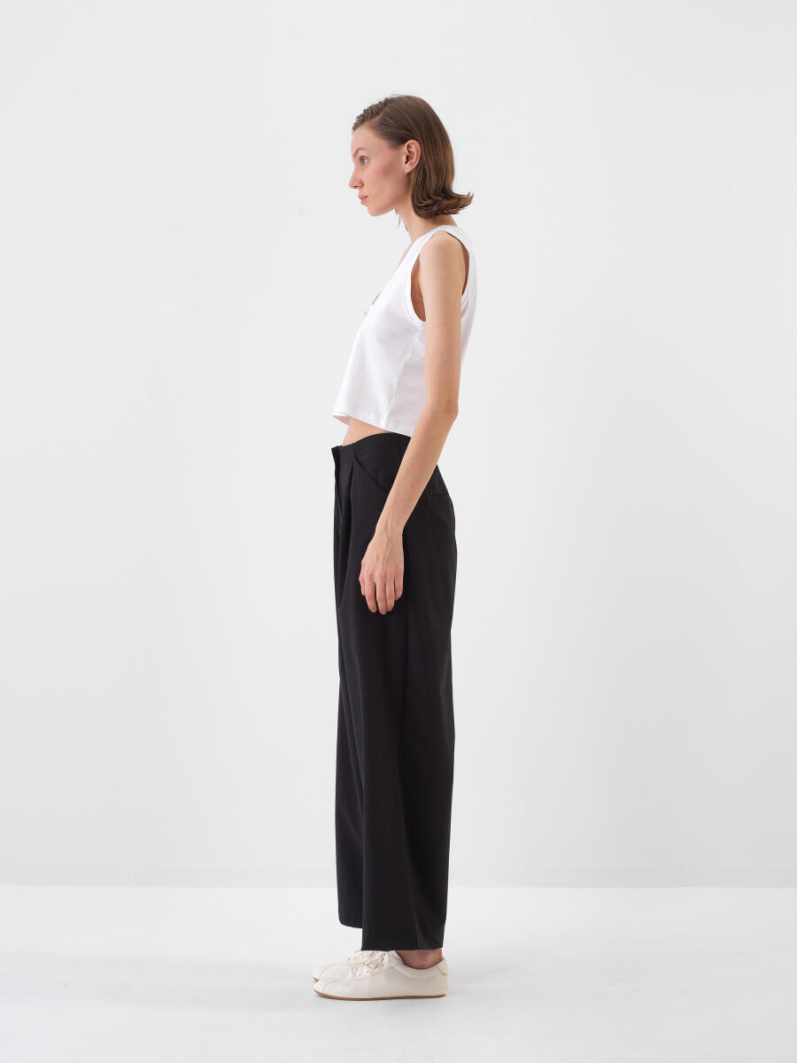Beyaz Slim Fit Pamuklu Atlet - 3
