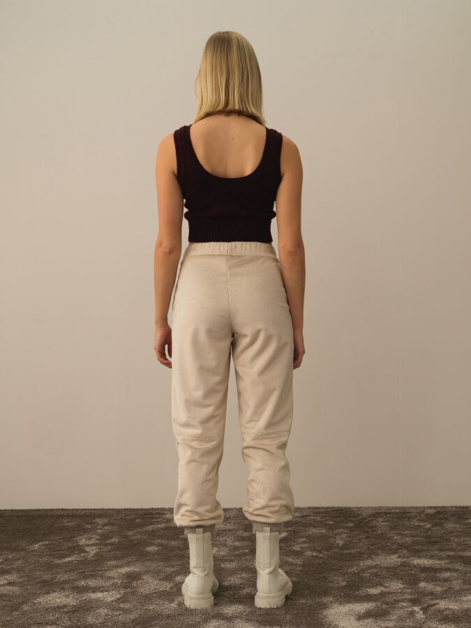 Bordo Lüks Pamuk Dokulu Regular Fit Atlet - Xint