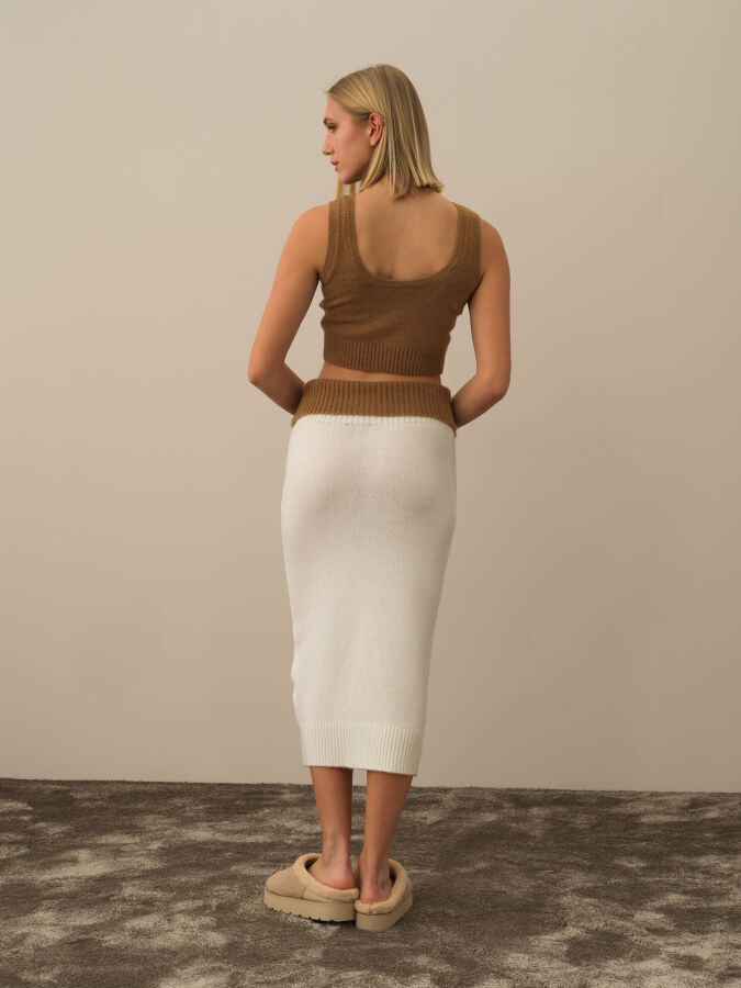 Camel Lüks Pamuk Dokulu Regular Fit Atlet - Xint