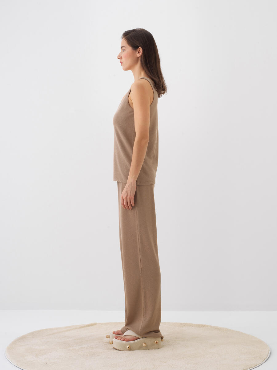 Camel Regular Fit Pamuklu Atlet - 3