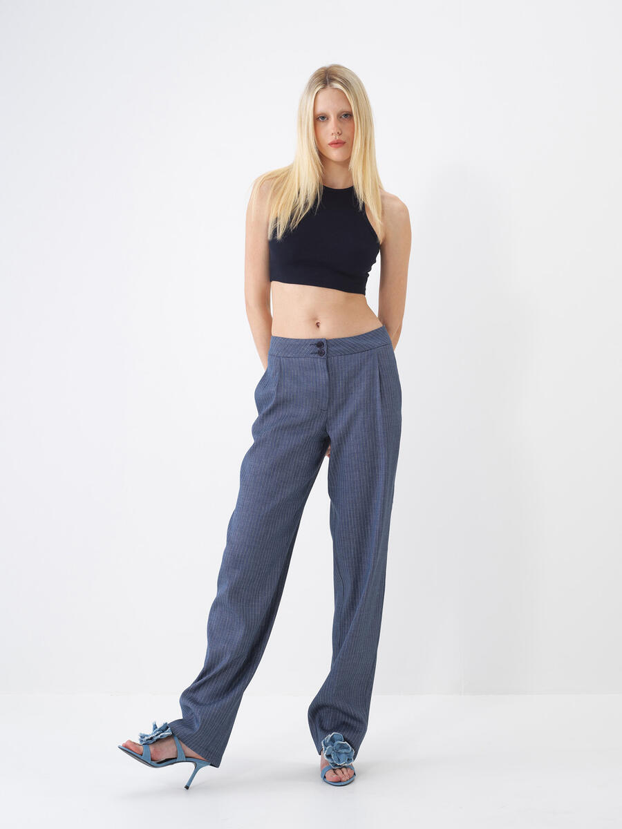 Lacivert Slim Fit Pamuklu Atlet - 4