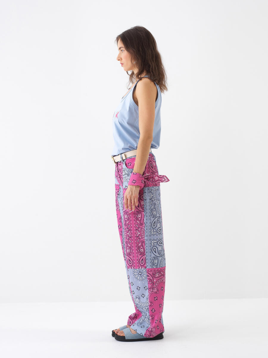 Mavi Regular Fit Pamuklu Atlet - 3