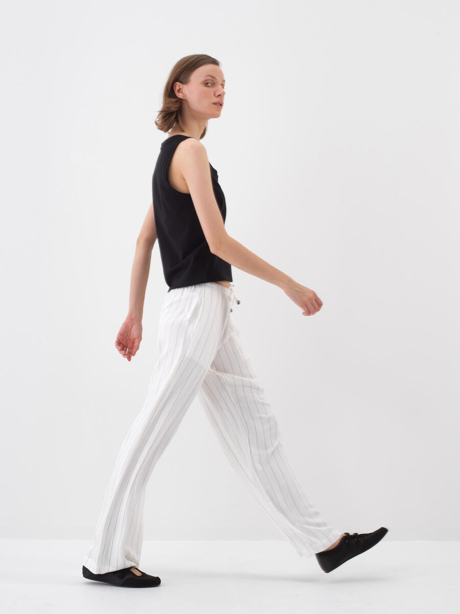 Siyah Regular Fit Pamuklu Atlet - 3