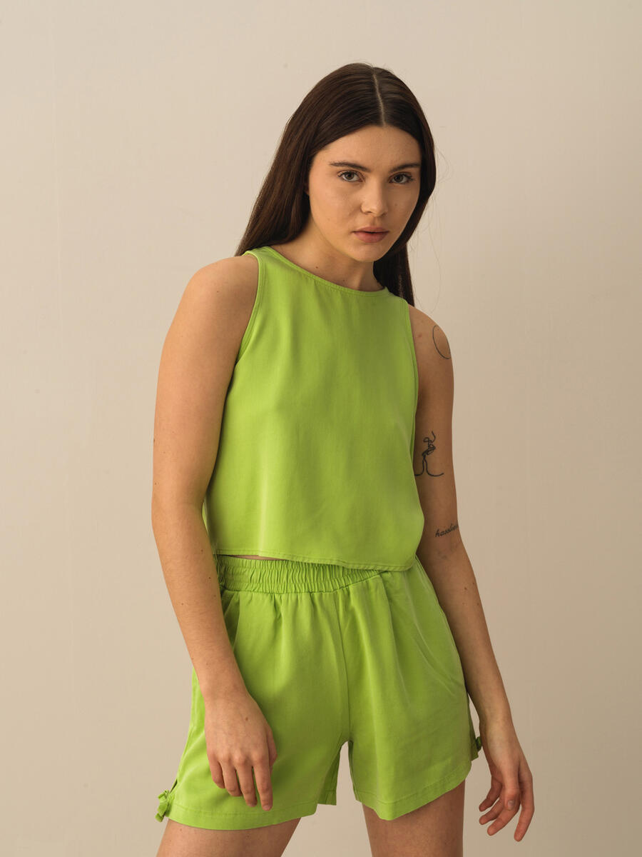 Yeşil Regular Fit Atlet