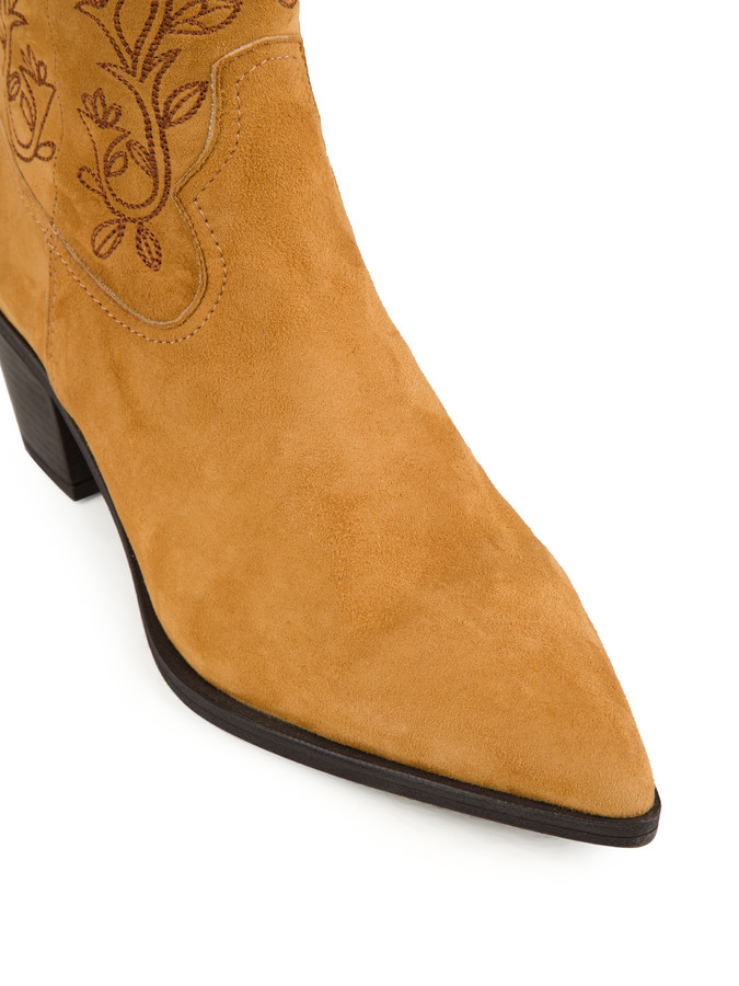 Taba Western Deri Yarım Bot - Xint