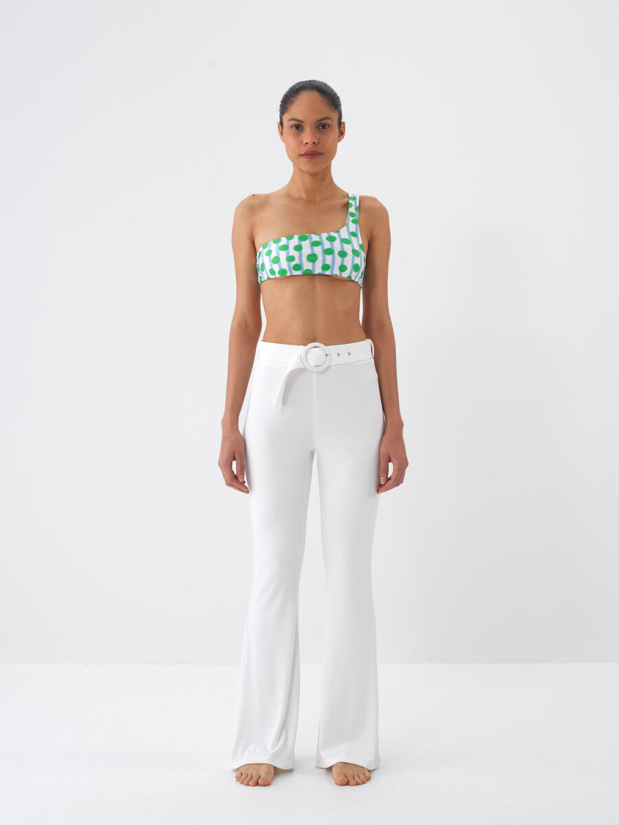 Yeşil Slim Fit Bikini Üst - 2