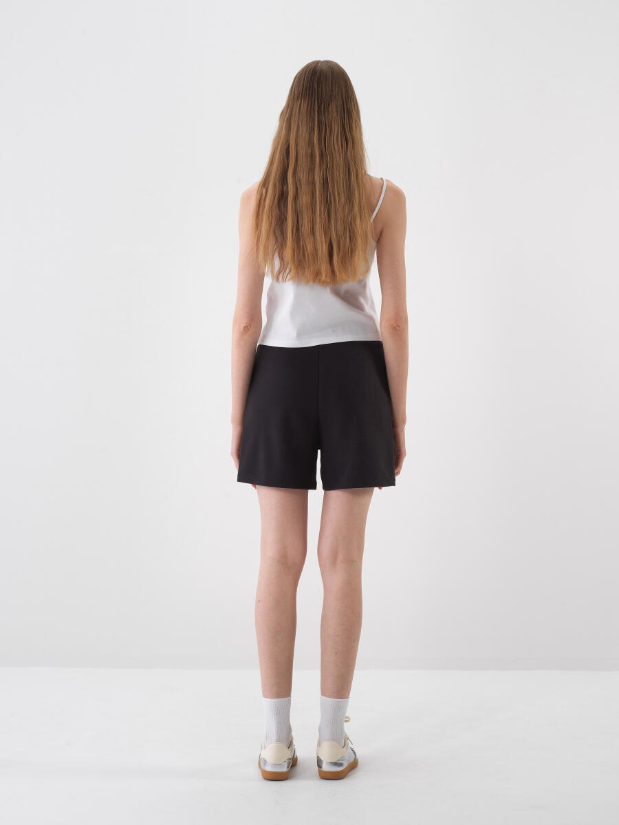 Beyaz Regular Fit Pamuklu Bluz - 5