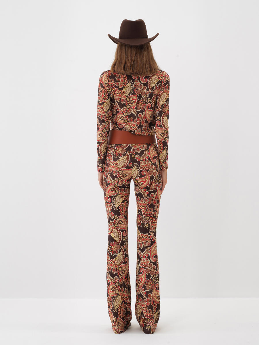 Camel Işıltılı Sim Detaylı Slim Fit Bluz - 5