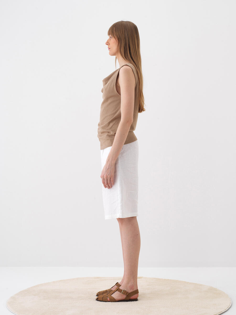 Camel Regular Fit Pamuklu Bluz - 3
