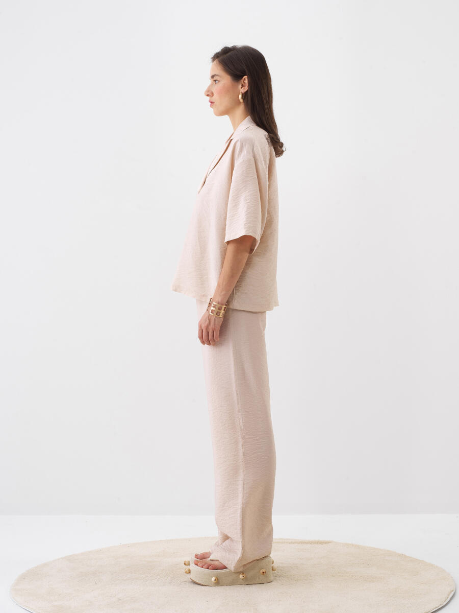 Naturel Oversize Bluz - 3