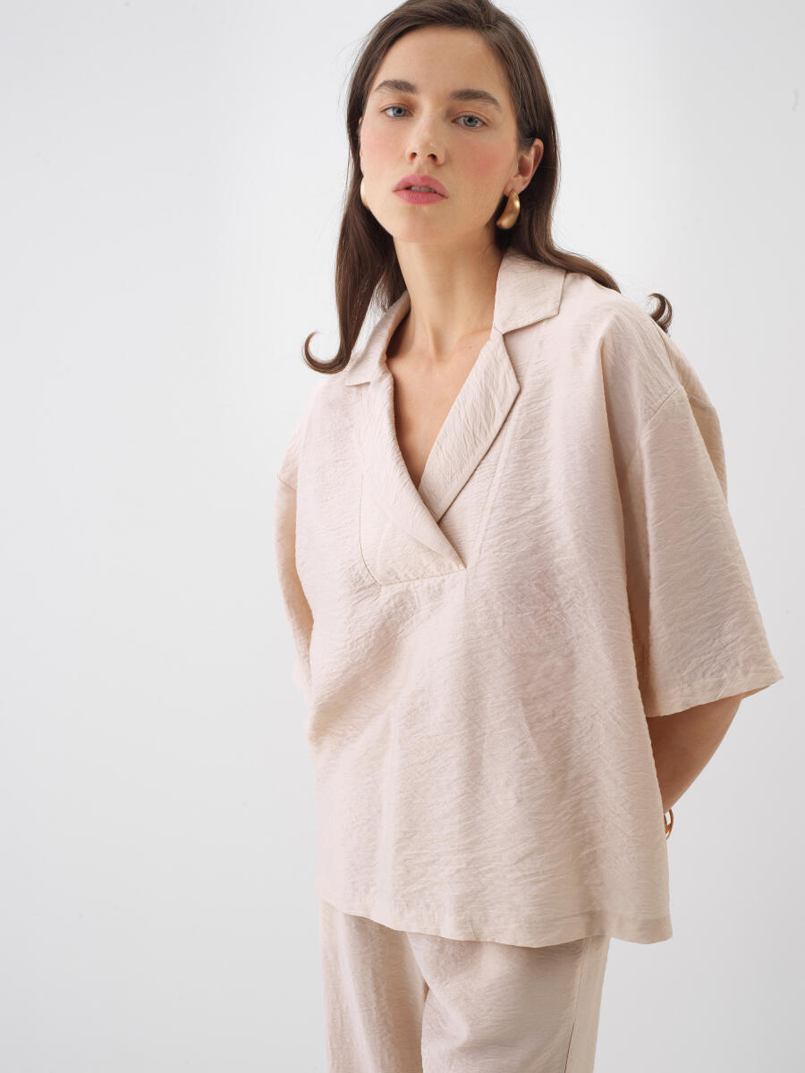 Naturel Oversize Bluz