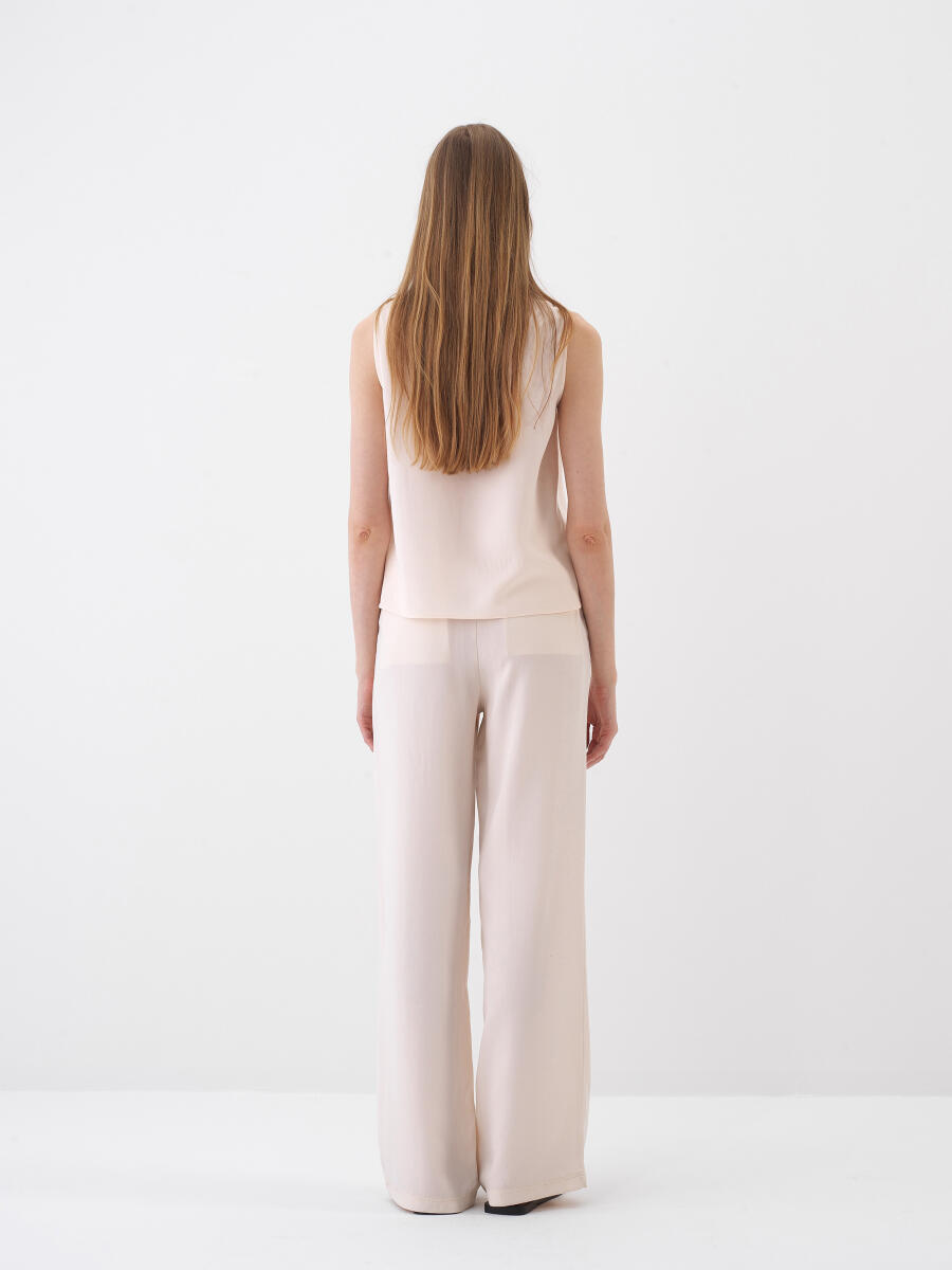 Naturel Oversize Bluz - 6