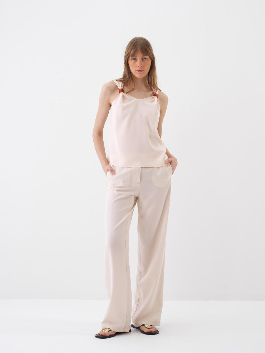 Naturel Oversize Bluz - 2