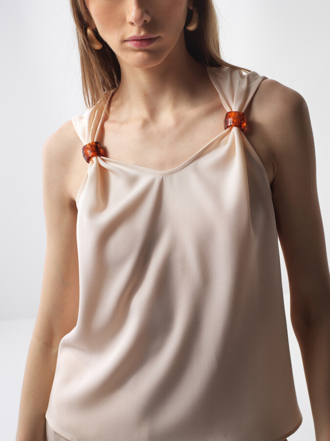 Natural Oversize Bluz - Xint