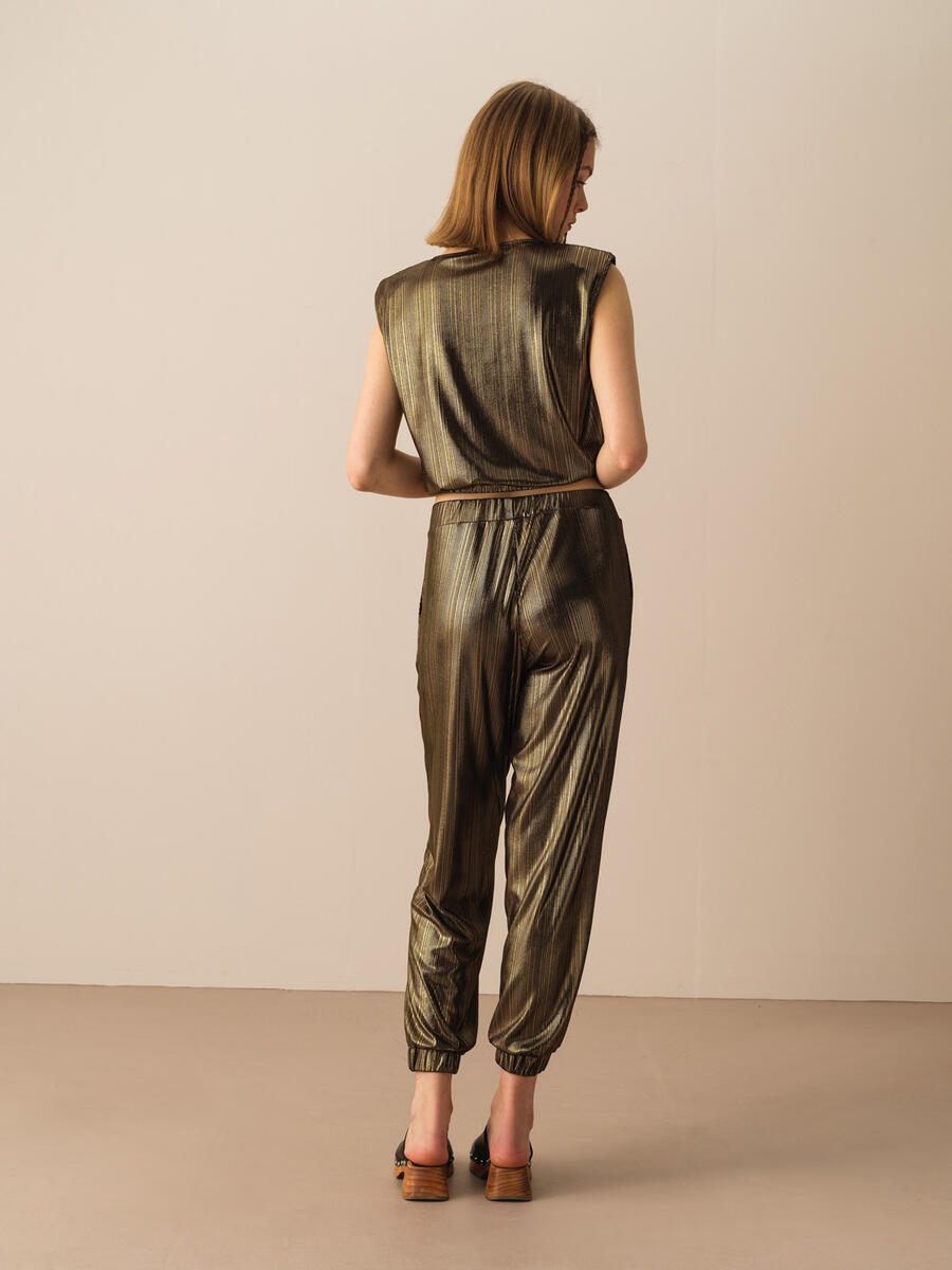 Siyah Regular Fit Pamuklu Bluz - 4