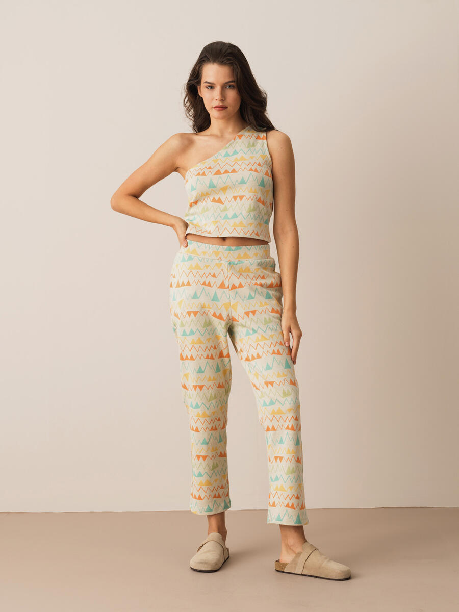 Taş Rengi Regular Fit Pamuklu Bluz - 2
