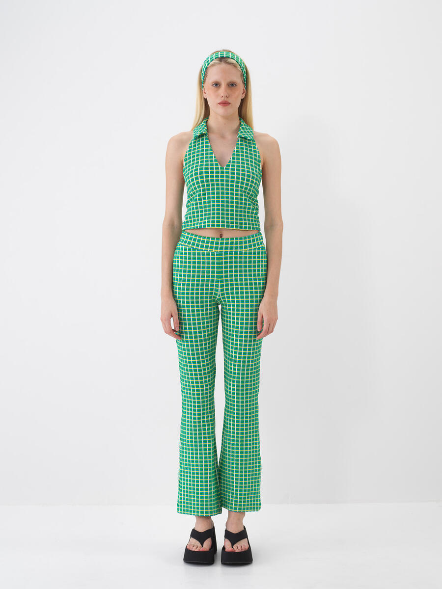 Yeşil Regular Fit Bluz - 2
