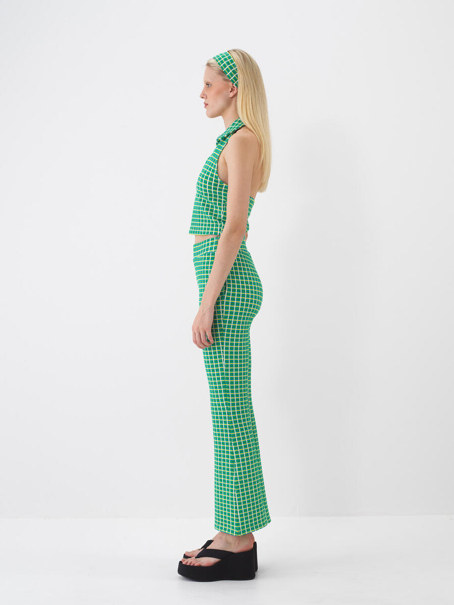 Yeşil Regular Fit Bluz - 4
