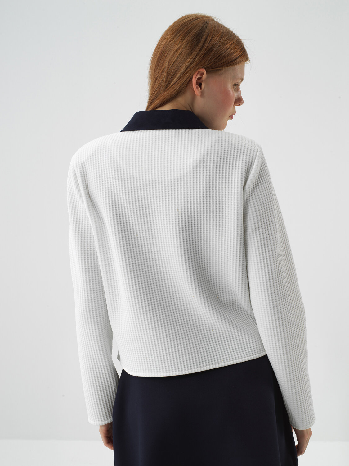 Ekru Modern Ekose Regular Fit Ceket - Xint