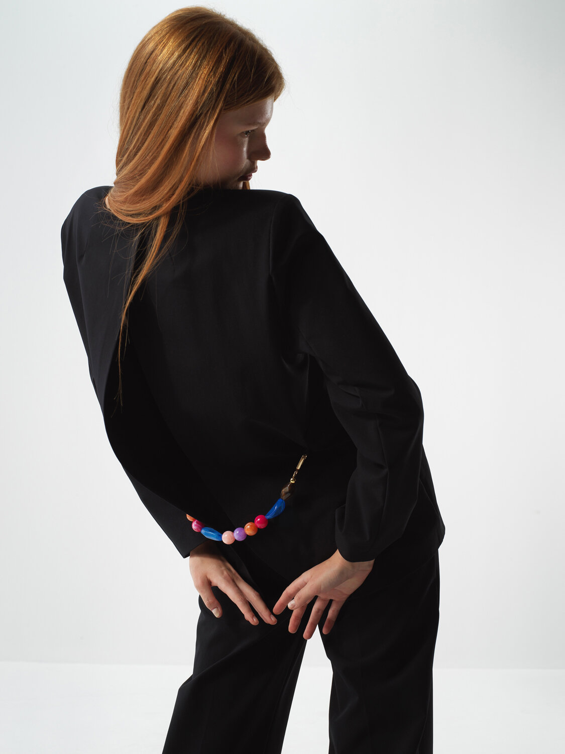 Siyah Esnek Dokulu Regular Fit Ceket - Xint