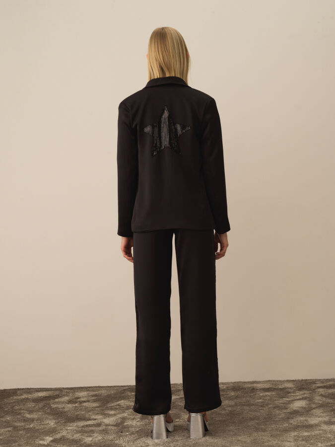 Siyah Formunu Koruyan Regular Fit Ceket - Xint