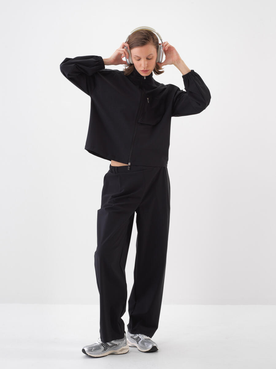 Siyah Oversize Ceket - 4