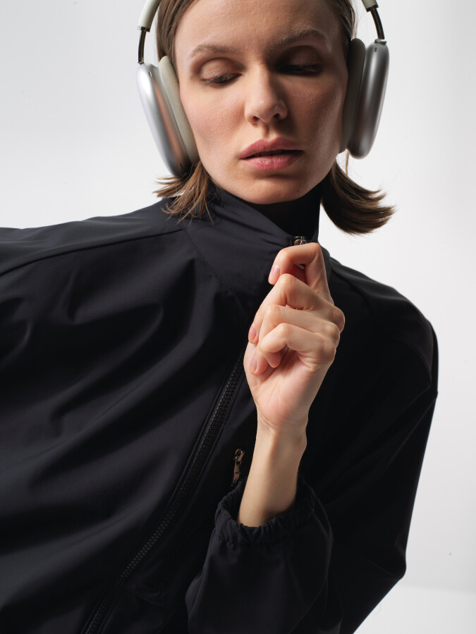 Siyah Oversize Ceket - Xint