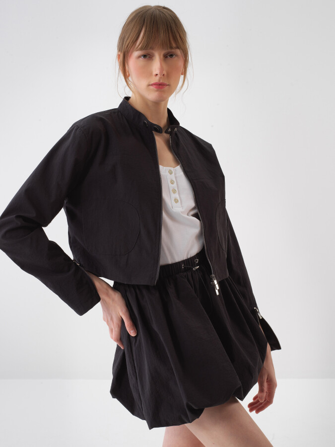 Siyah Regular Fit Ceket - Xint