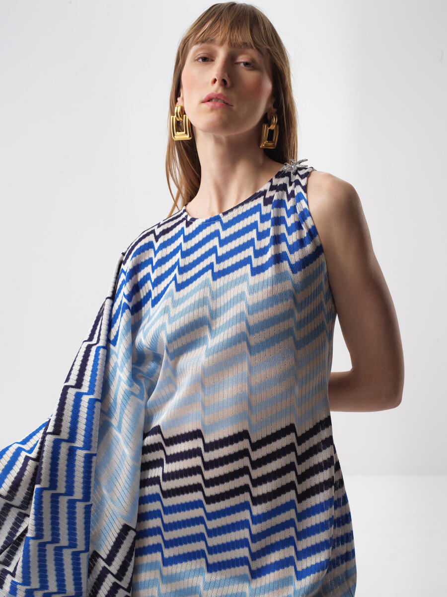Mavi Regular Fit Elbise - 3