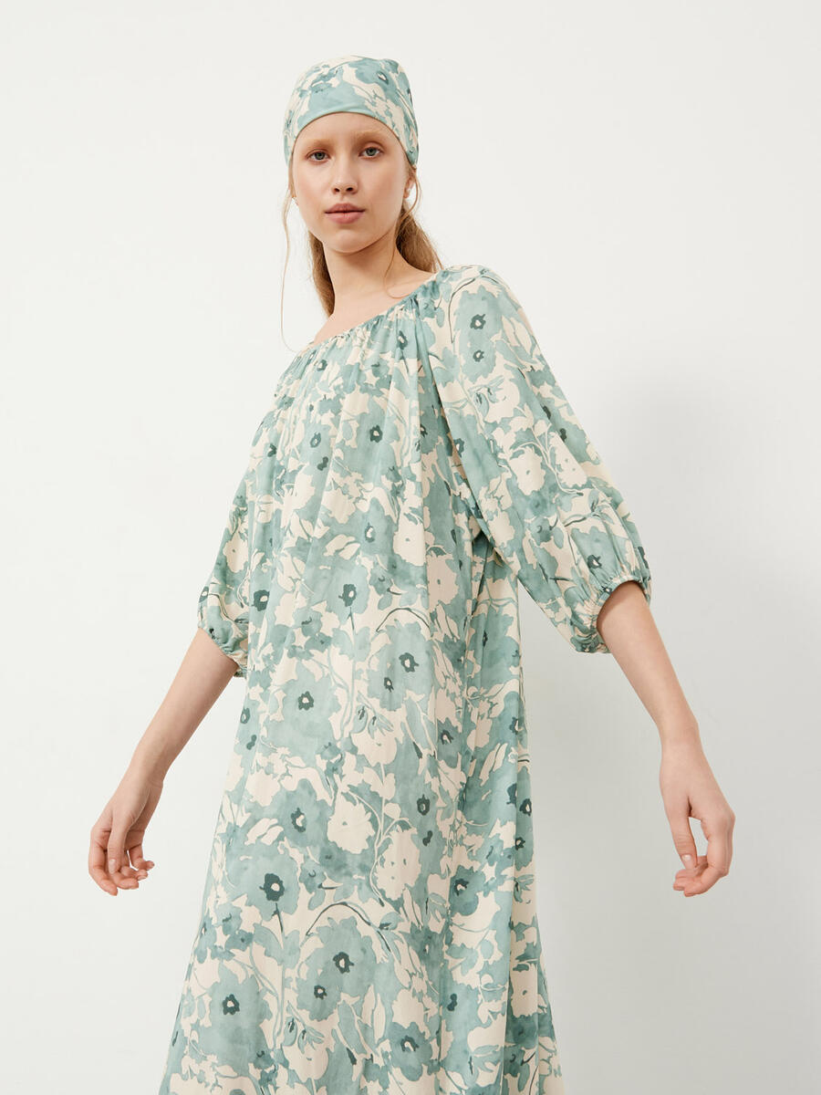 Yeşil Regular Fit Elbise - 3