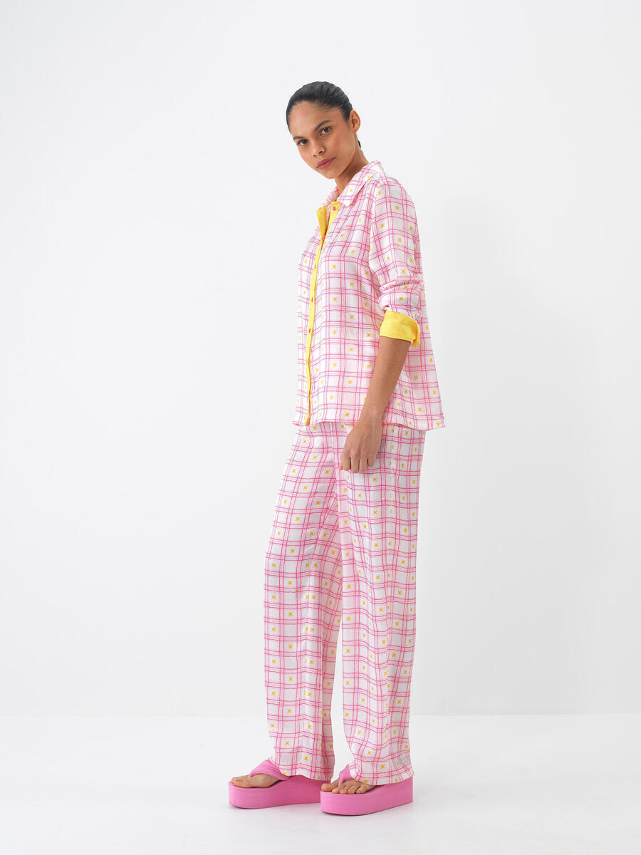 Pembe Regular Fit Gömlek - 4
