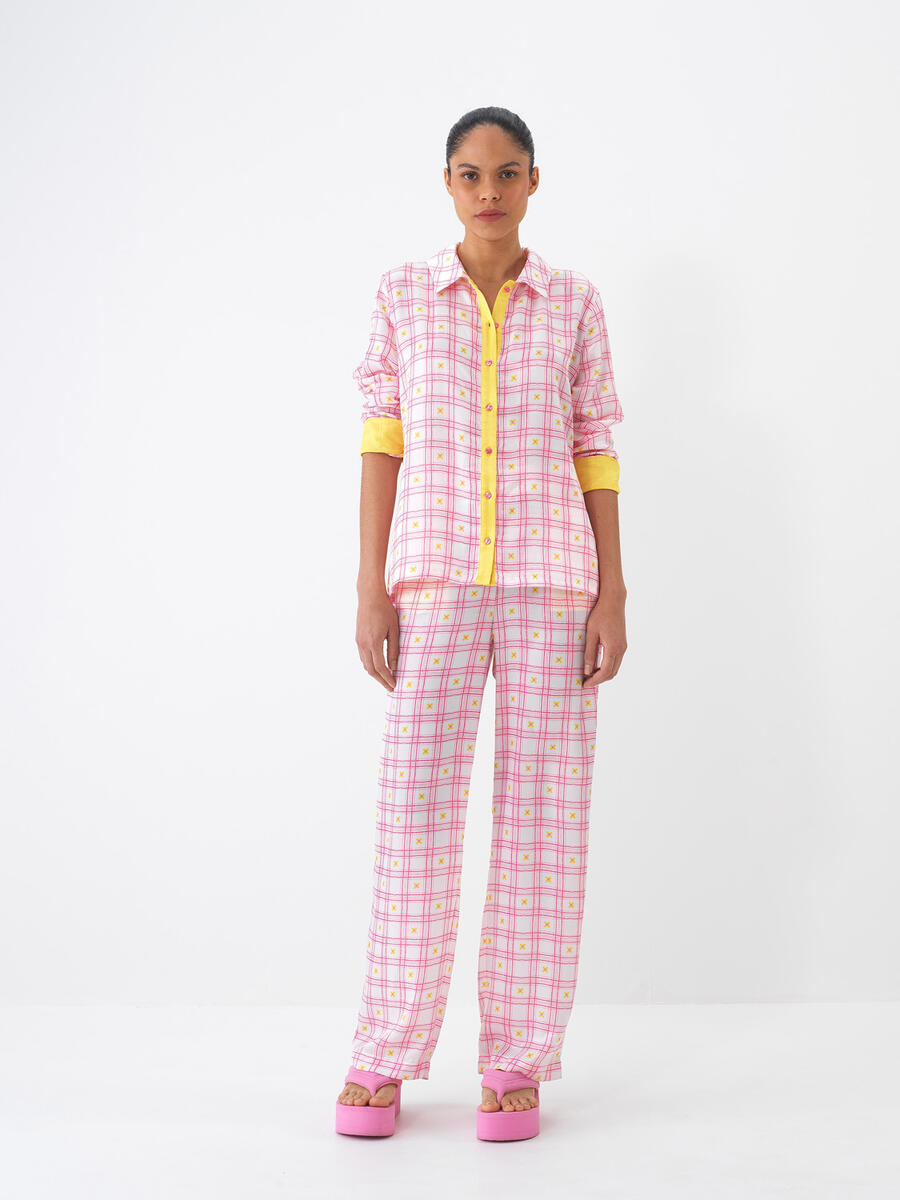 Pembe Regular Fit Gömlek - 2