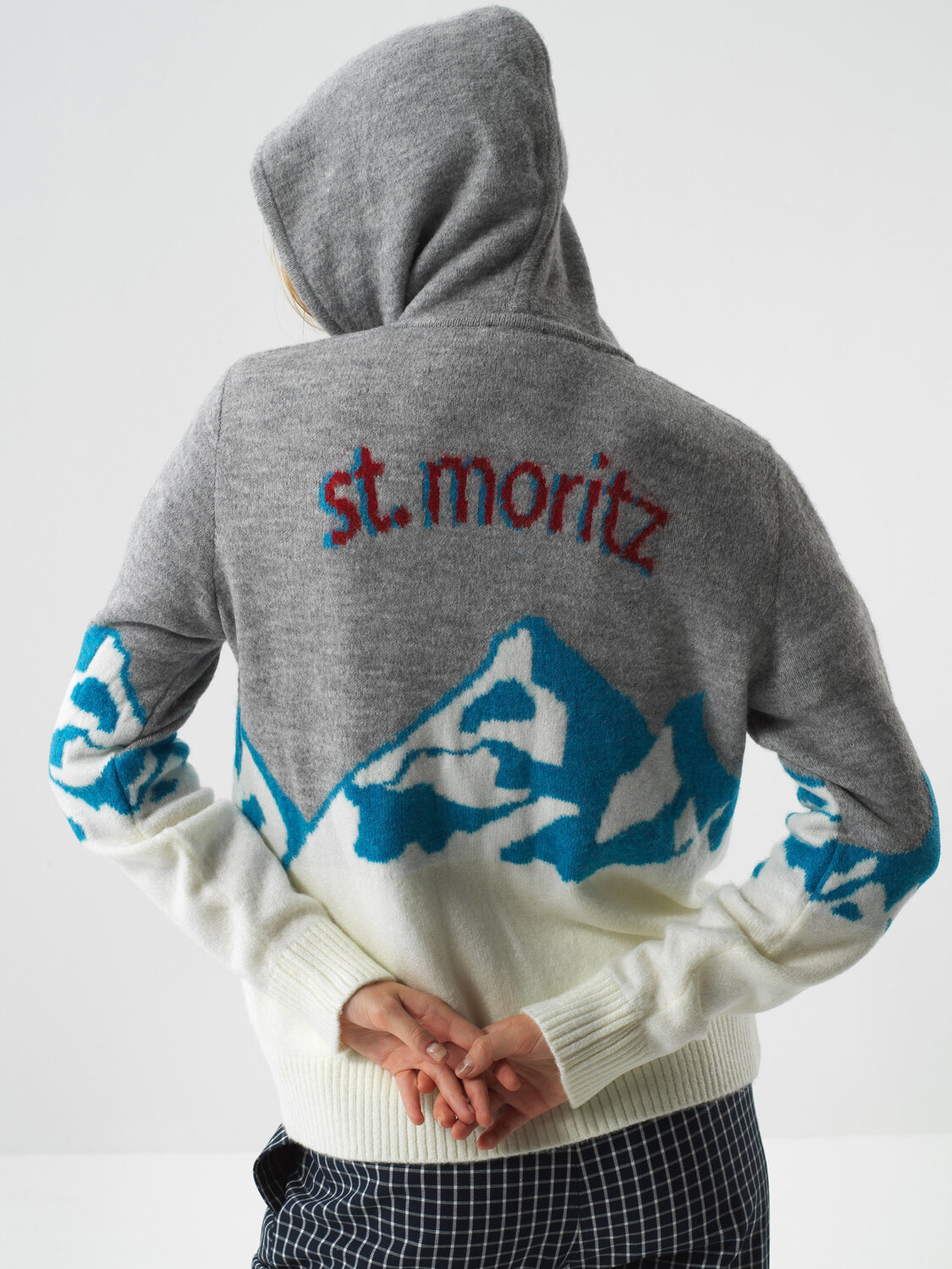 Gri Yumuşak Dokulu Oversize Hırka - Xint