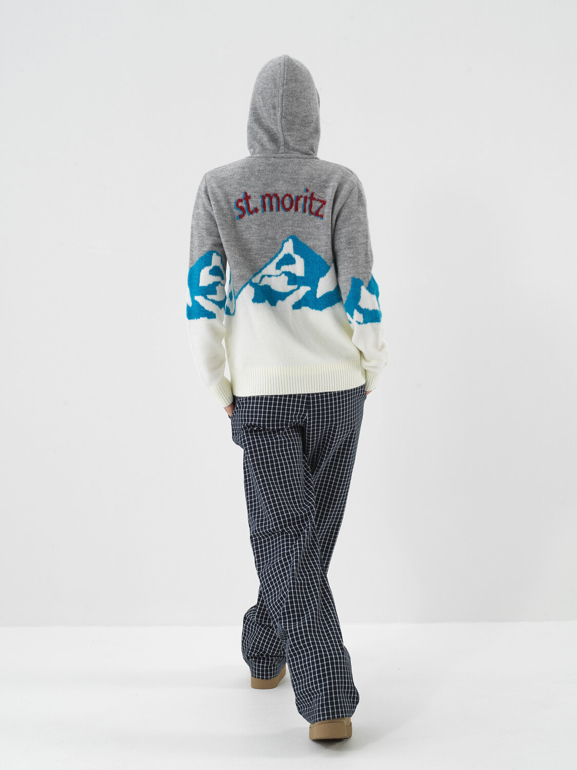 Gri Yumuşak Dokulu Oversize Hırka - Xint