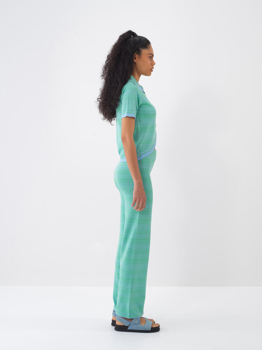 Mavi Regular Fit Polo Yaka Hırka - 3