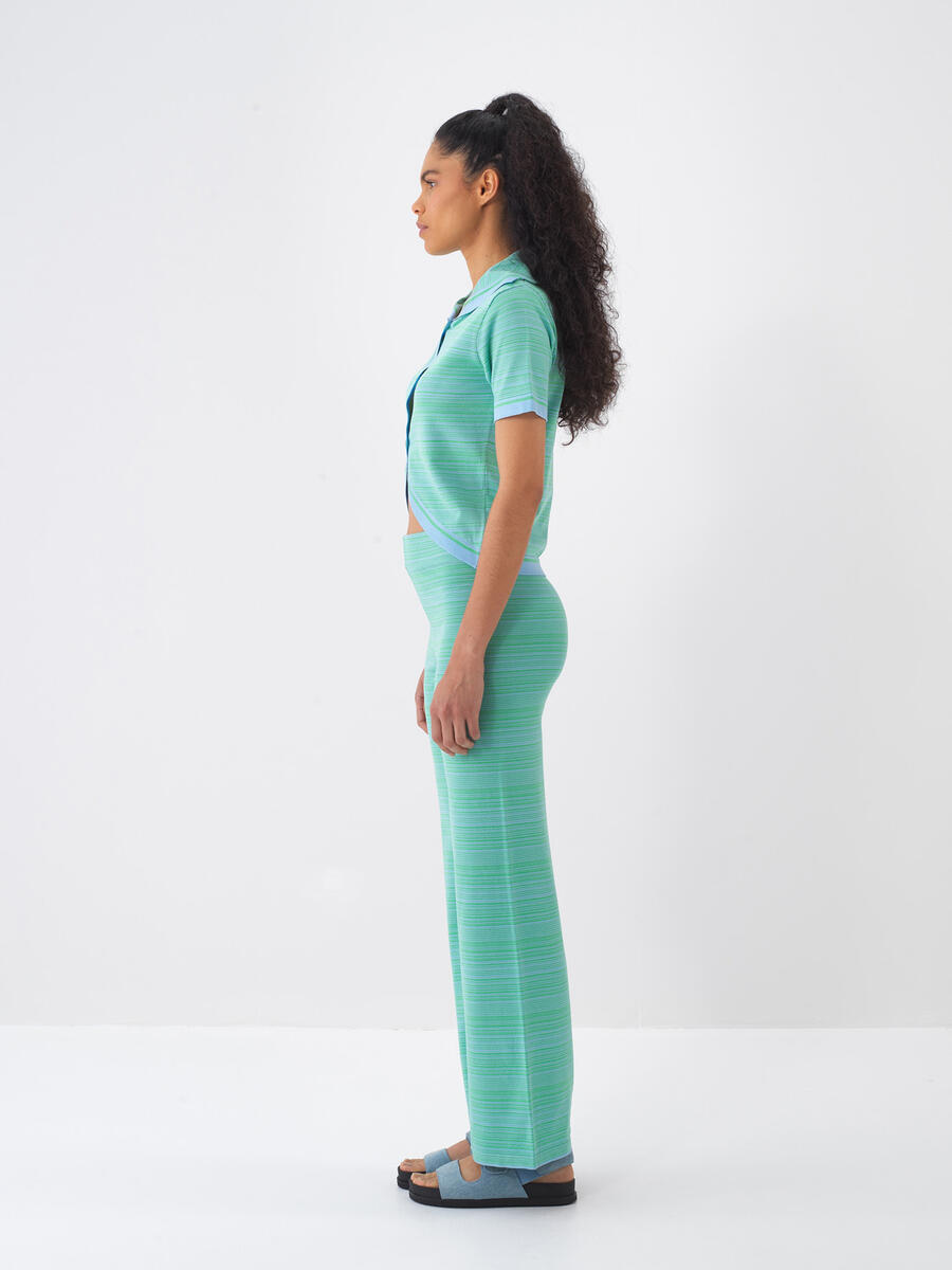 Mavi Regular Fit Polo Yaka Hırka - 4