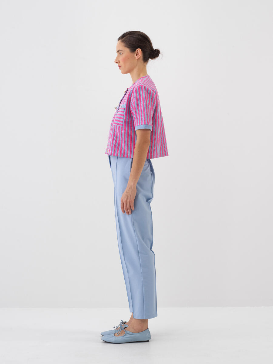 Mavi Regular Fit Pamuklu Hırka - 4