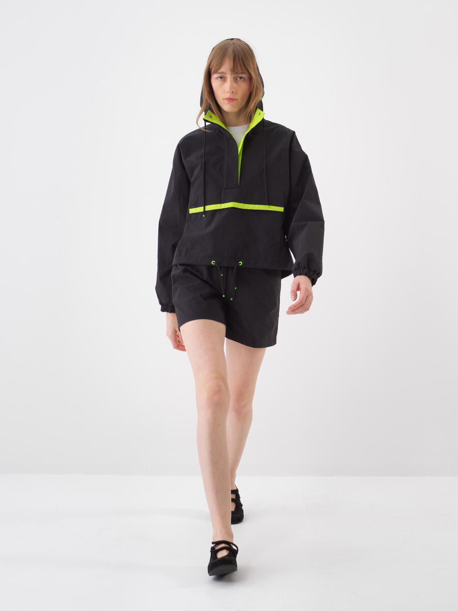 Siyah Oversize Mont - 2