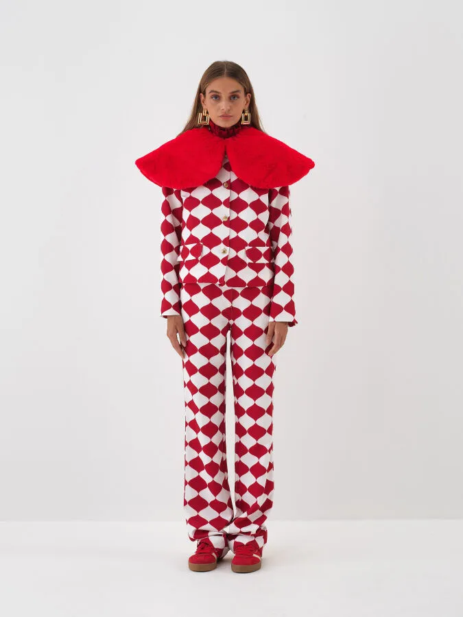 Kırmızı Formunu Koruyan Regular Fit Panço - Xint