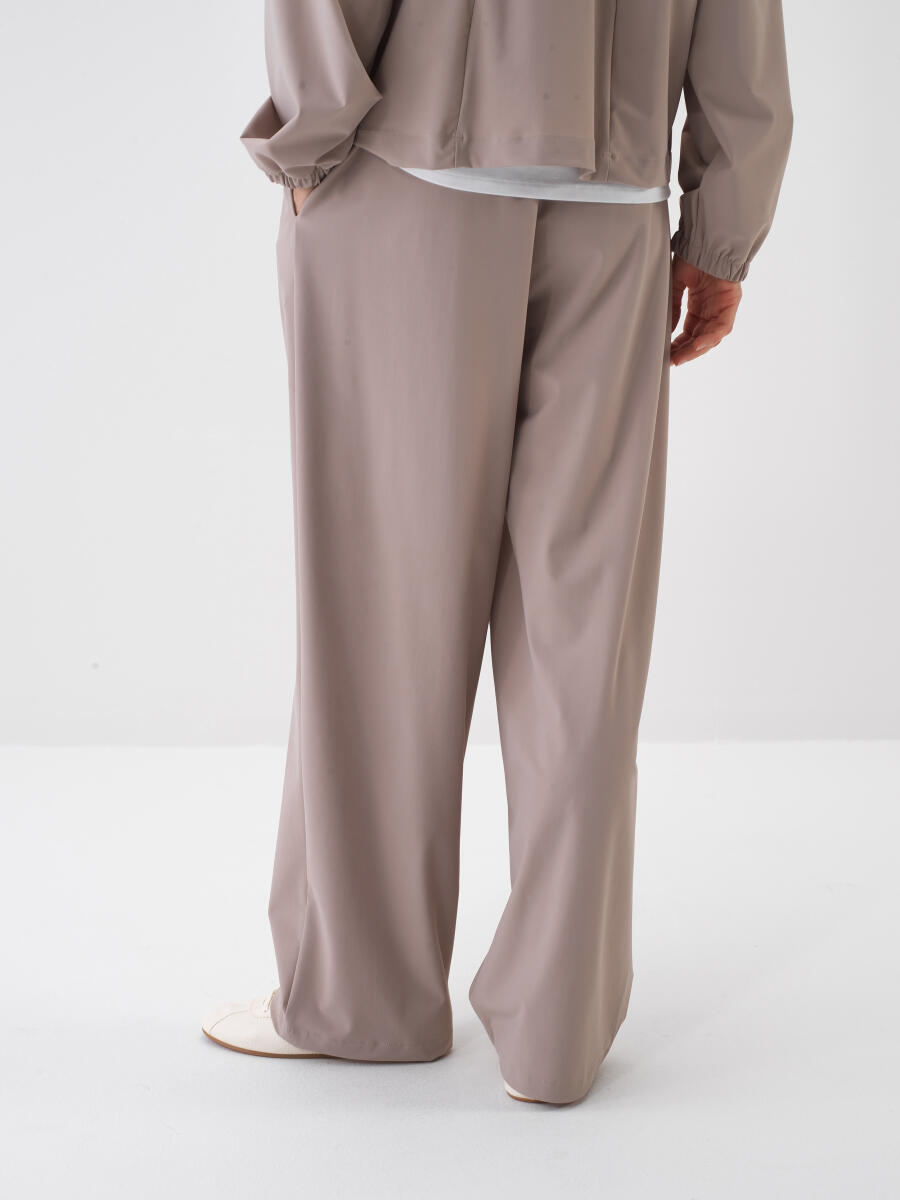 Bej Oversize Pantolon - 4