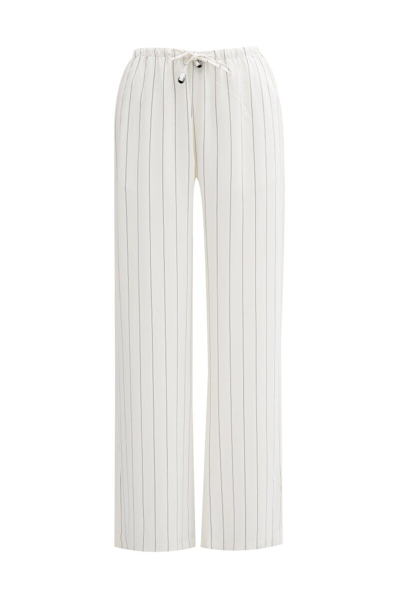 Beyaz Oversize Pantolon - 6