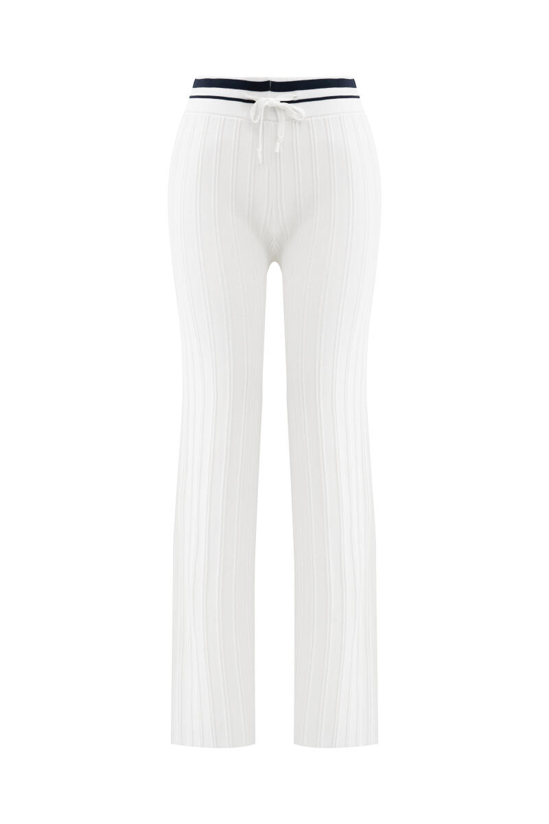 Beyaz Oversize Pantolon - 6
