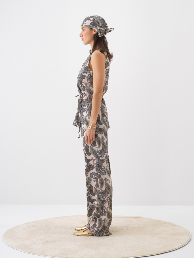 Beyaz Regular Fit Pantolon - Xint