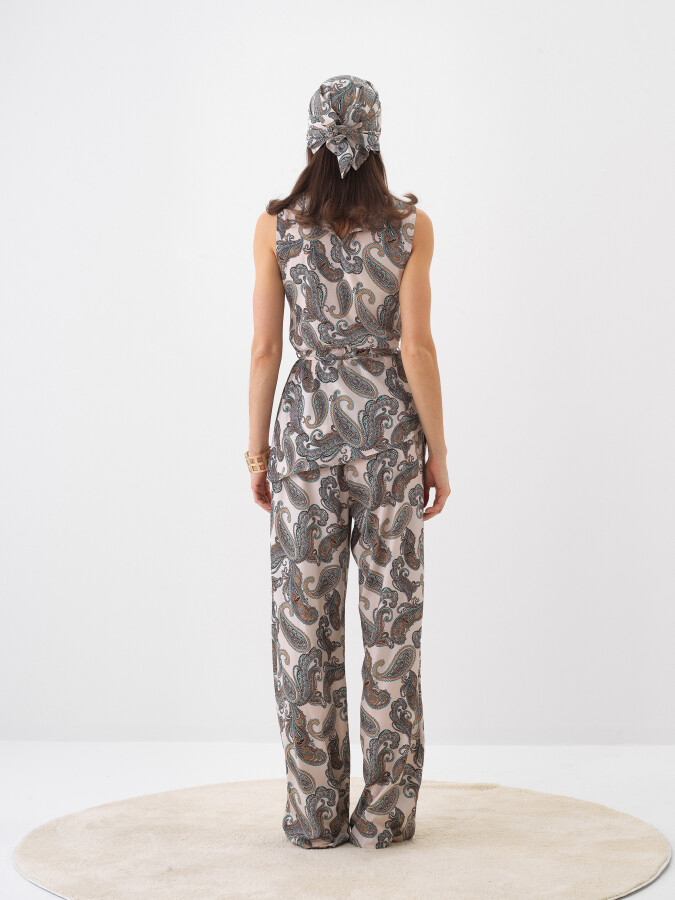 Beyaz Regular Fit Pantolon - Xint