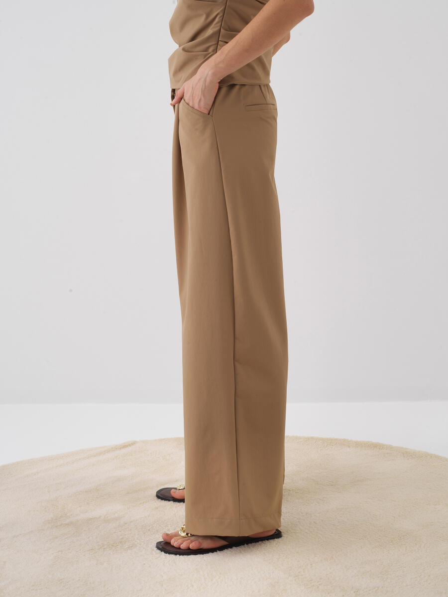 Camel Oversize Pantolon - 3