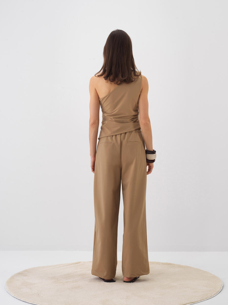 Camel Oversize Pantolon - 6