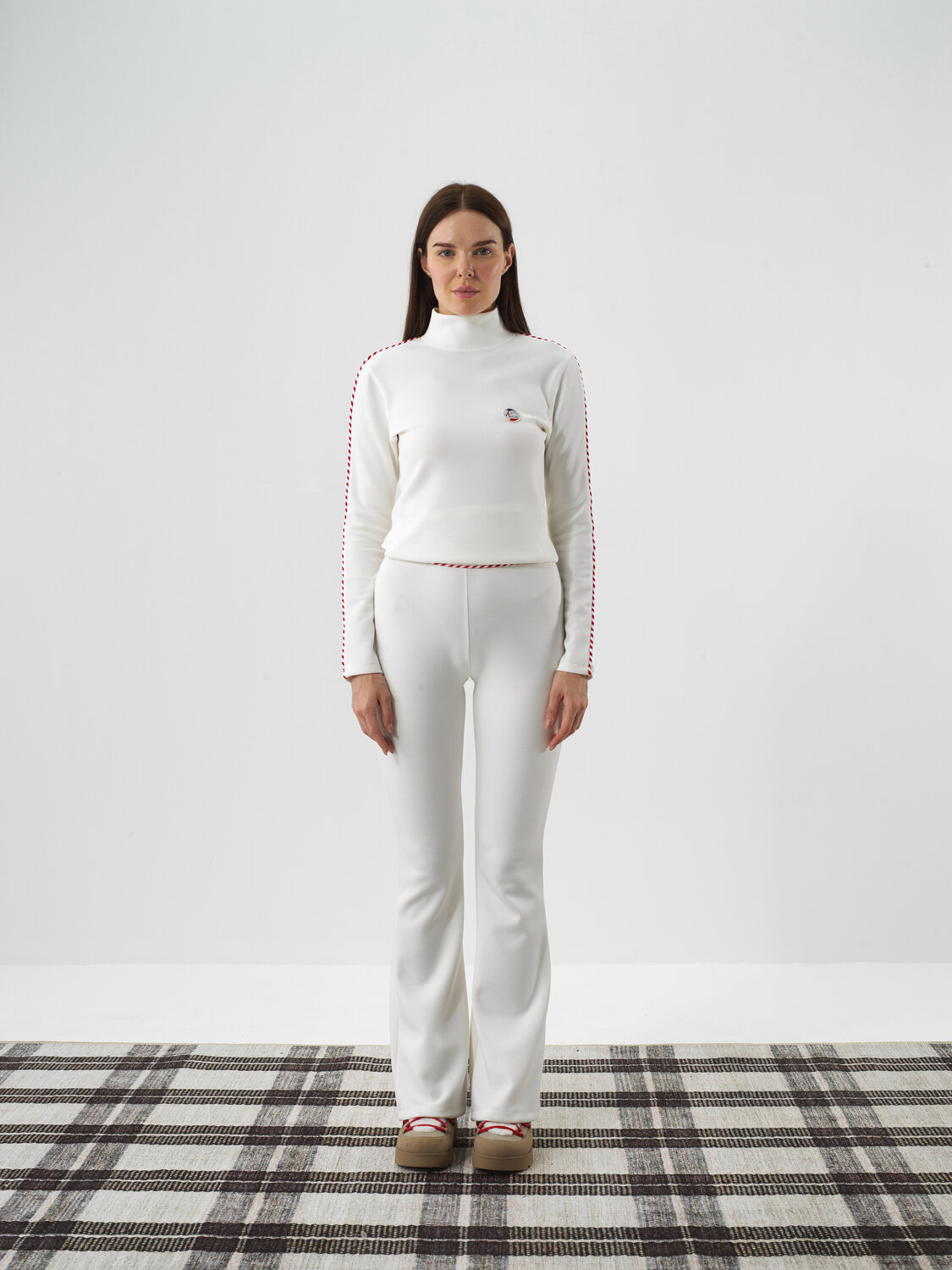 Ekru Modal Dokulu Regular Fit Pantolon - Xint